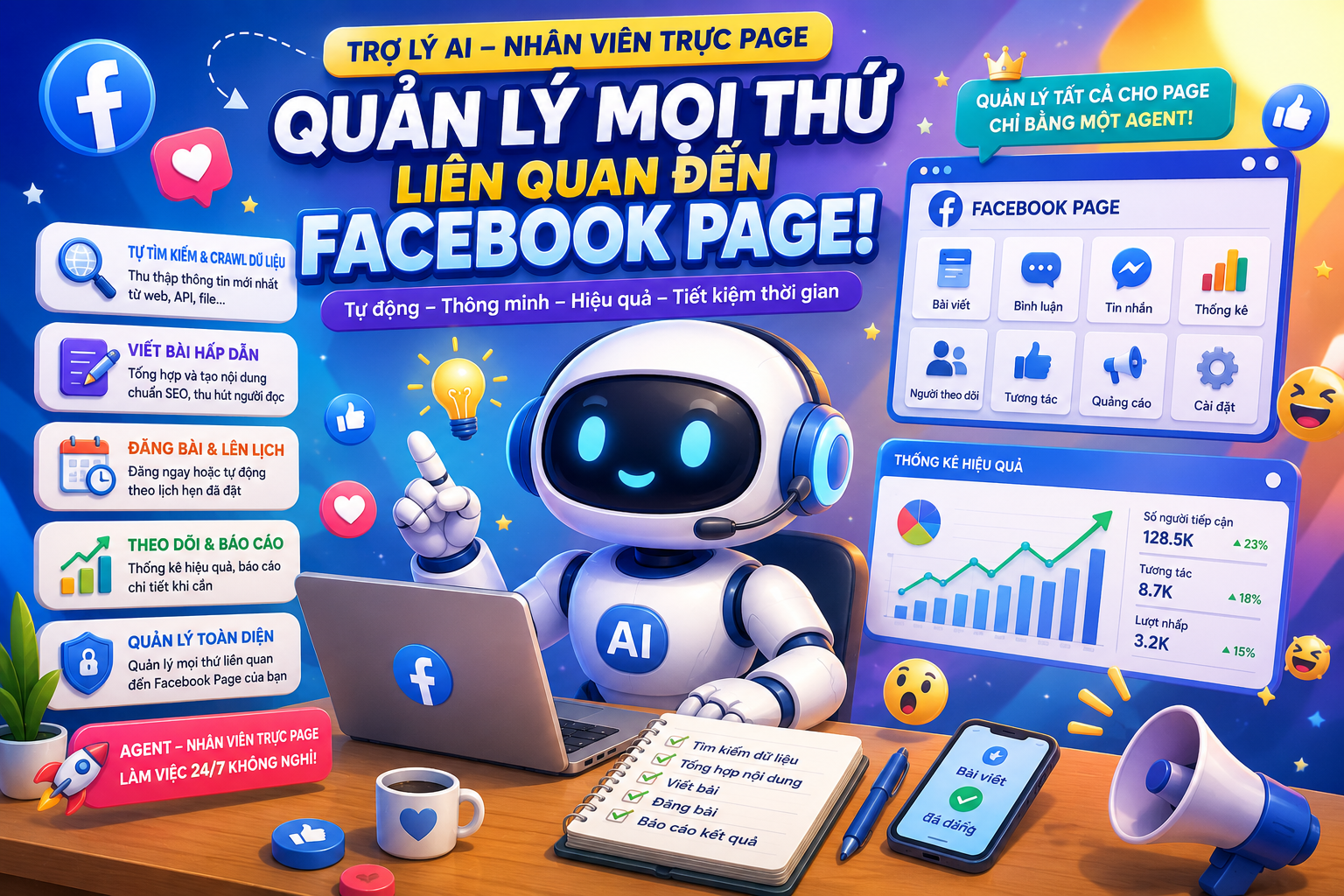 Có một nhân viên ai trực page facebook mỗi ngày sẽ như thế nào?