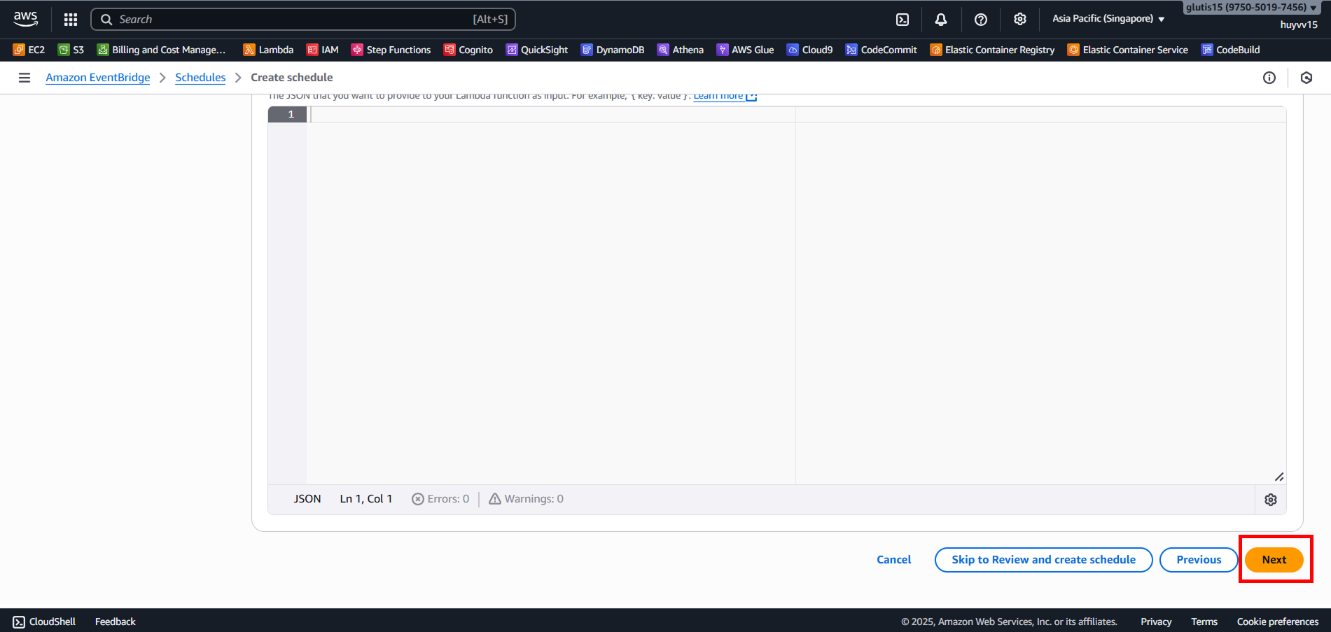 Create VPC