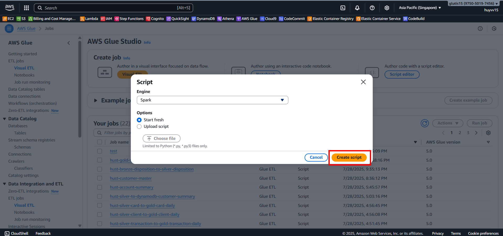 Create VPC
