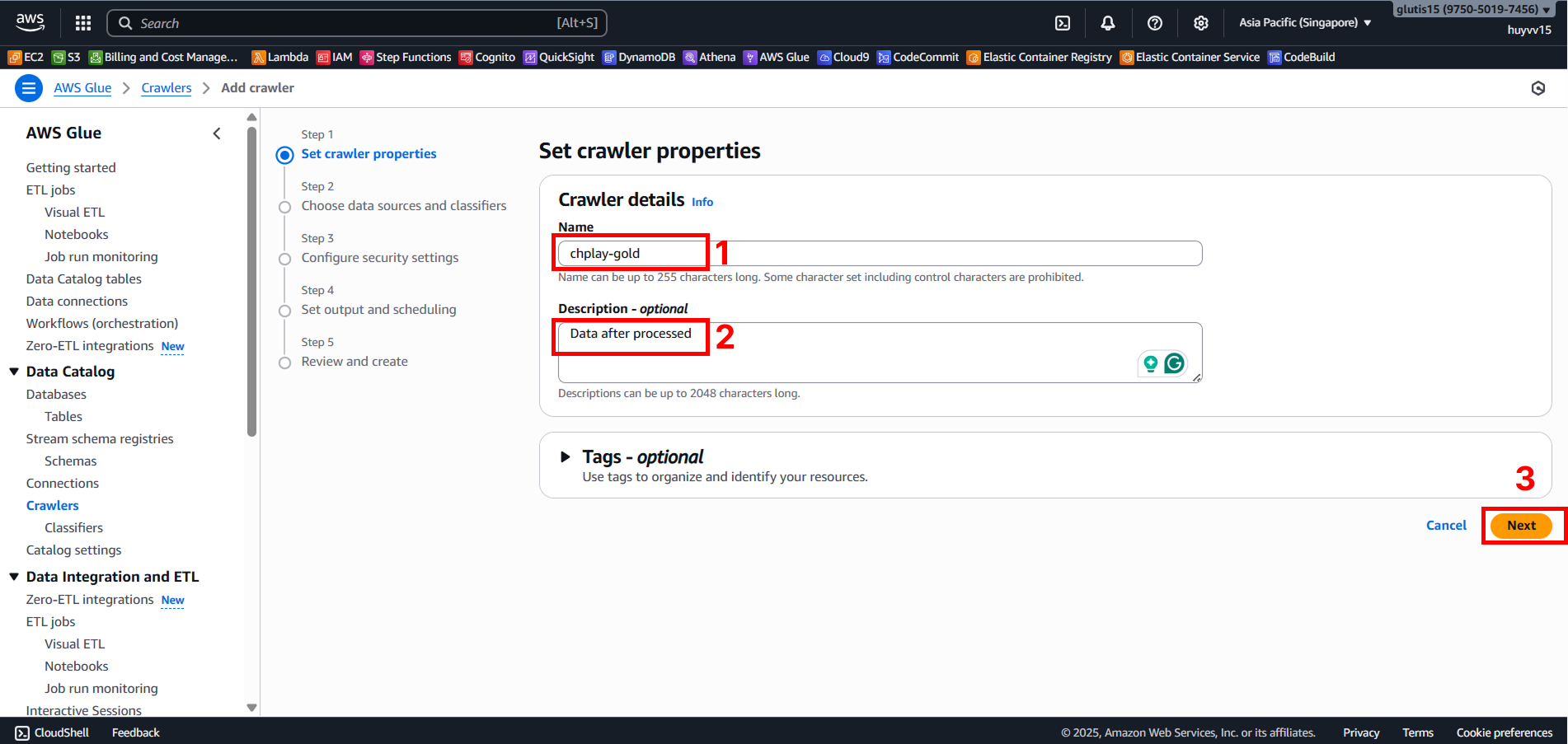 Create VPC