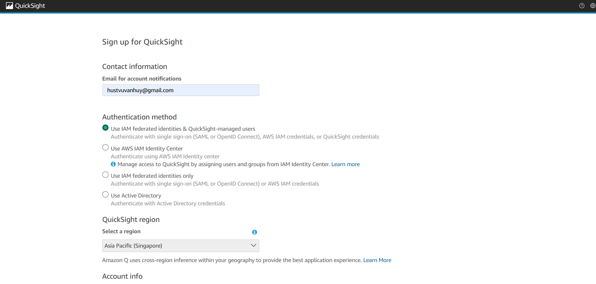 Create VPC